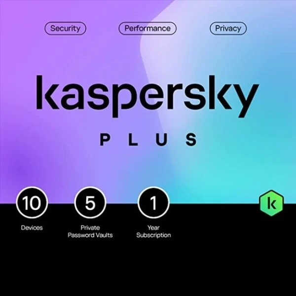 Kaspersky Plus 10 Device 1 Year Windows/Mac/Android/iOS (Email Delivery) EU Key