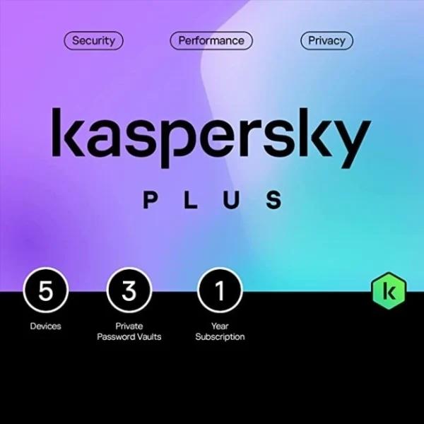 Kaspersky Plus 5 Device 1 Year Windows/Mac/Android/iOS (Email Delivery) EU Key
