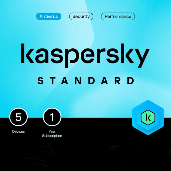 Kaspersky Standard 5 Device 1 Year Windows/Mac/Android/iOS (Email Delivery) EU Key